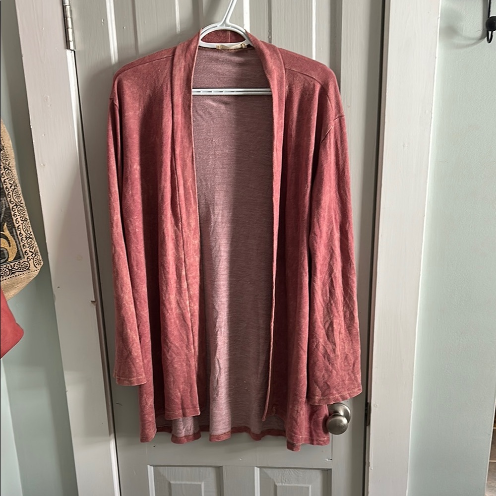 Peach Love California Pink Cardigan Sweater